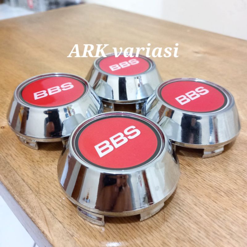 tutup dop roda tutup velg racing BBS crome kerucut luar 6.5 cm