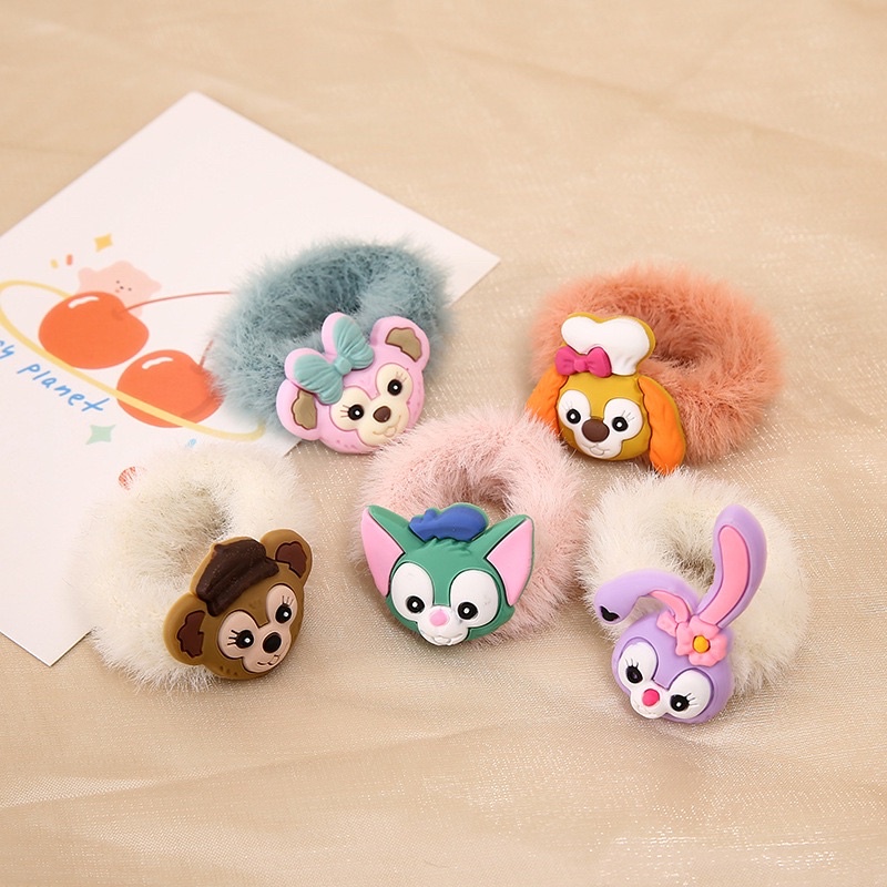 IKAT RAMBUT POMPOM KELINCI / BUNNY POMPOPM IMPOR