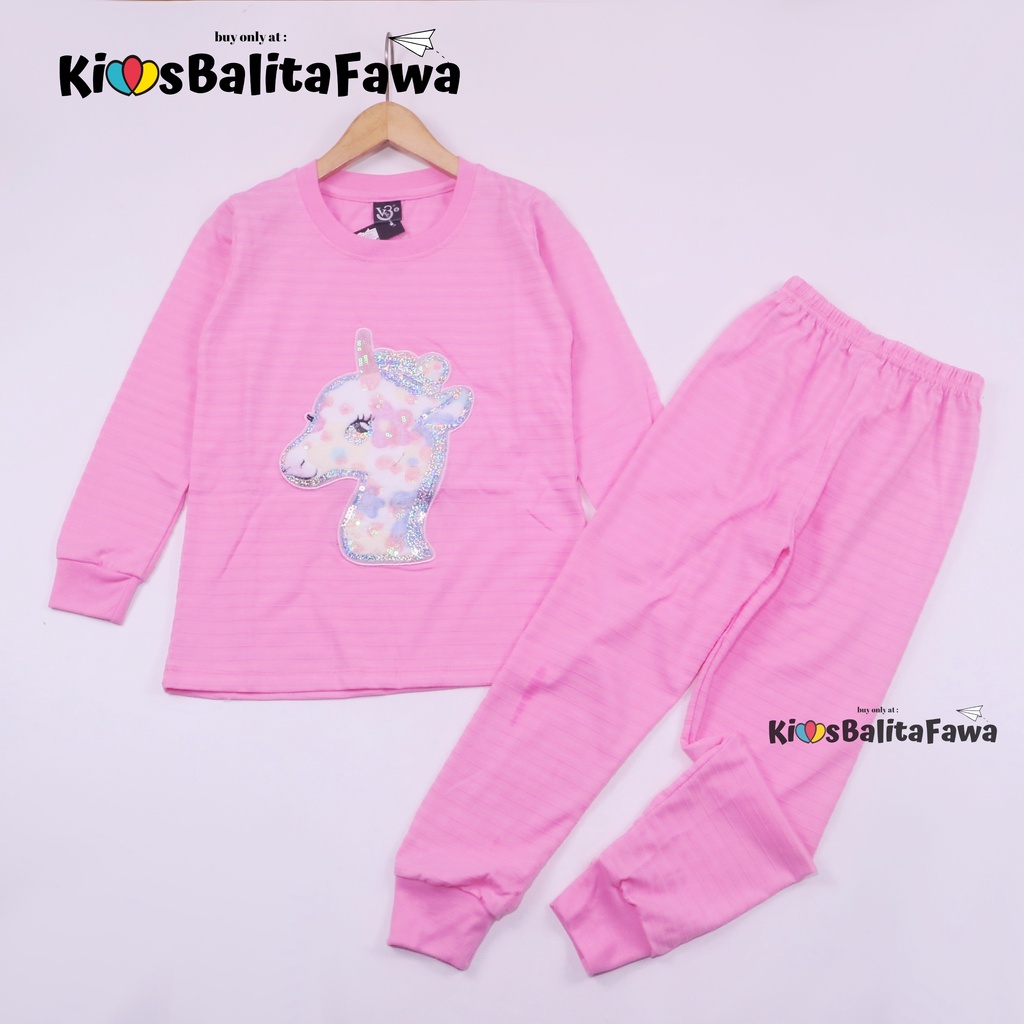 Set Bunny Kids uk Bayi-10 Tahun / EXPORT PREMIUM Setelan Karakter Kaos Piyama Tidur Anak Perempuan