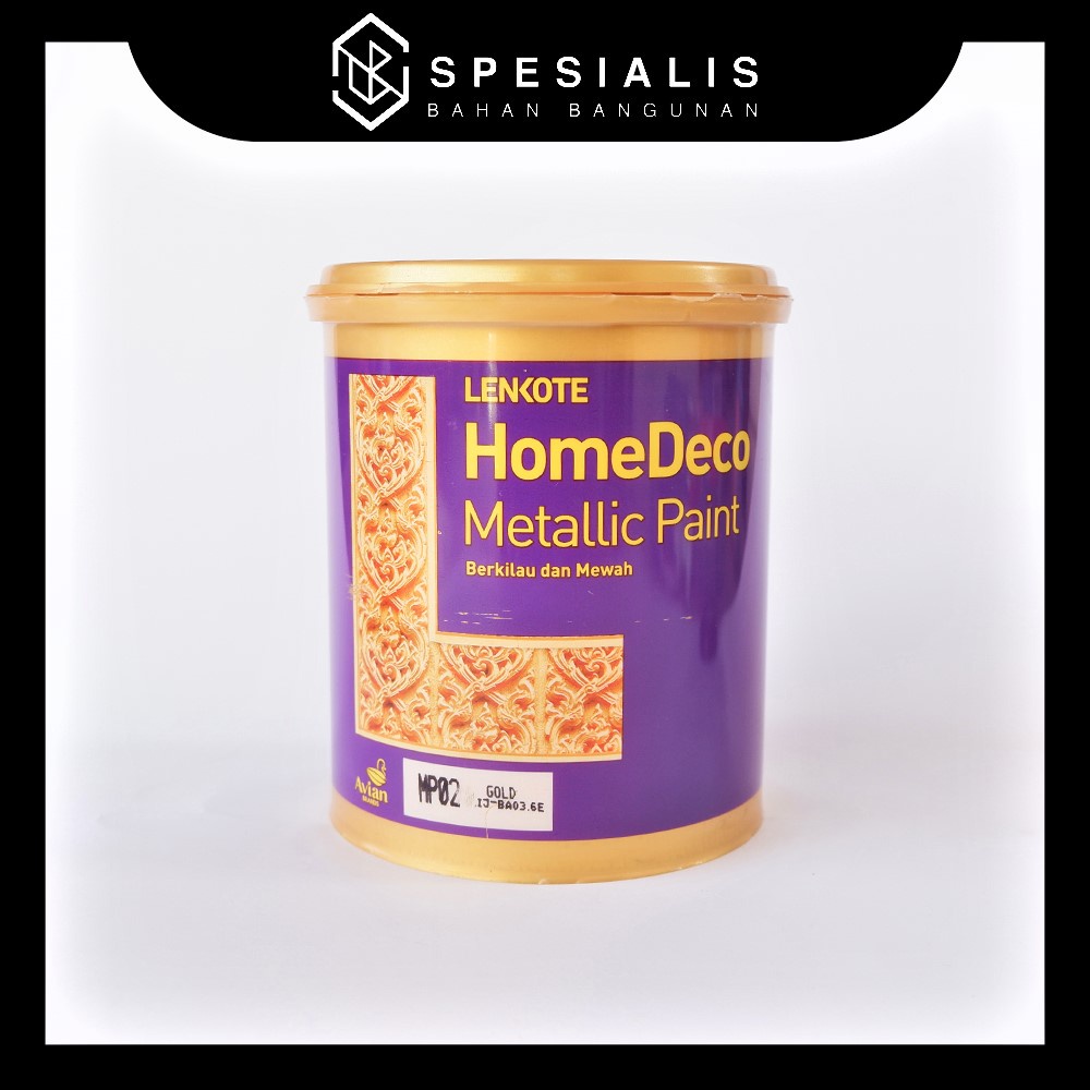 Cat Tembok Emas Gold Metalik Homedeco 1kg Dinding Gypsum Grc