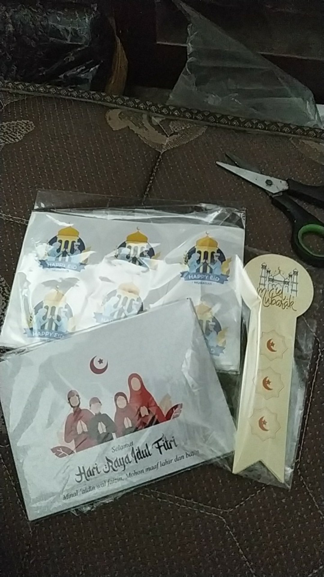 Stiker Segel Tutup Botol  Idul Fitri - Sticker Segel Kemasan Isi 10 Pcs/pack