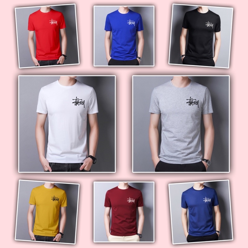 Kaos distro pria tusy//Baju cowok lengan pendek//atasan pria sablon digital