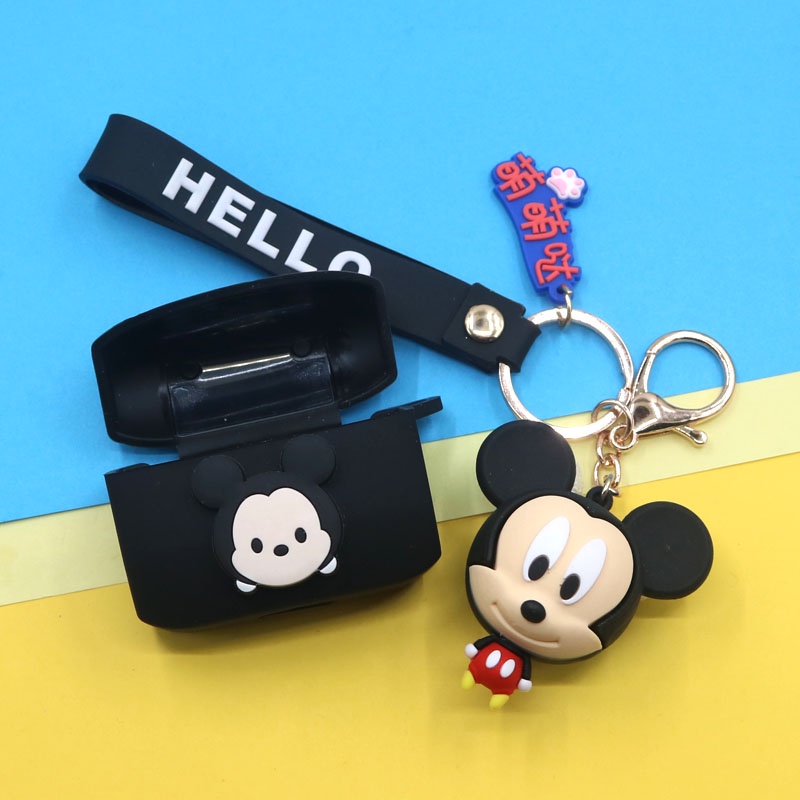 Jabra 75t Casing Pelindung headset Bluetooth 65T Bahan Silikon Motif Kartun Mickey Minnie Mouse