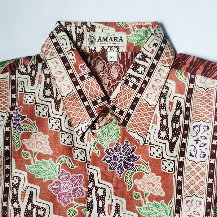 Kemeja Batik Pria Lengan Panjang Murah Eksklusif Kombinasi Keren - LP1 - XL