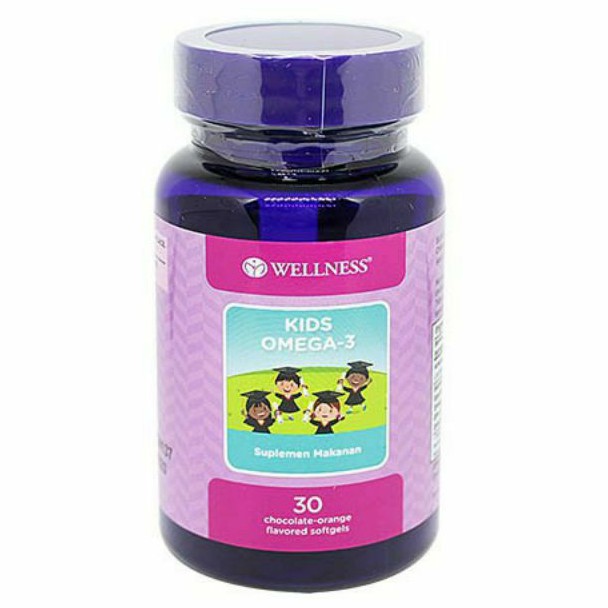 VITAMIN ANAK TERLARISS (VITAMIN OMEGA 3 UNTUK ANAK) WELLNESS KIDS OMEGA-3