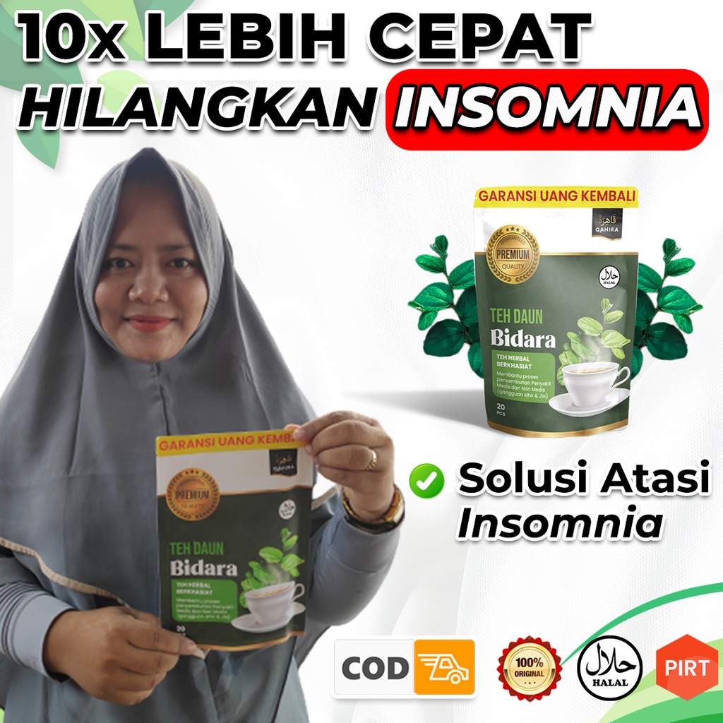 

ASLI ORIGINAL QAHIRA TEH CELUP DAUN BIDARA I OBAT INSOMNIA SUSAH TIDUR I OBAT DARAH TINGGI I DIABETES HALAL MEMBANTU TIDUR NYENYAK DAN NYAMAN