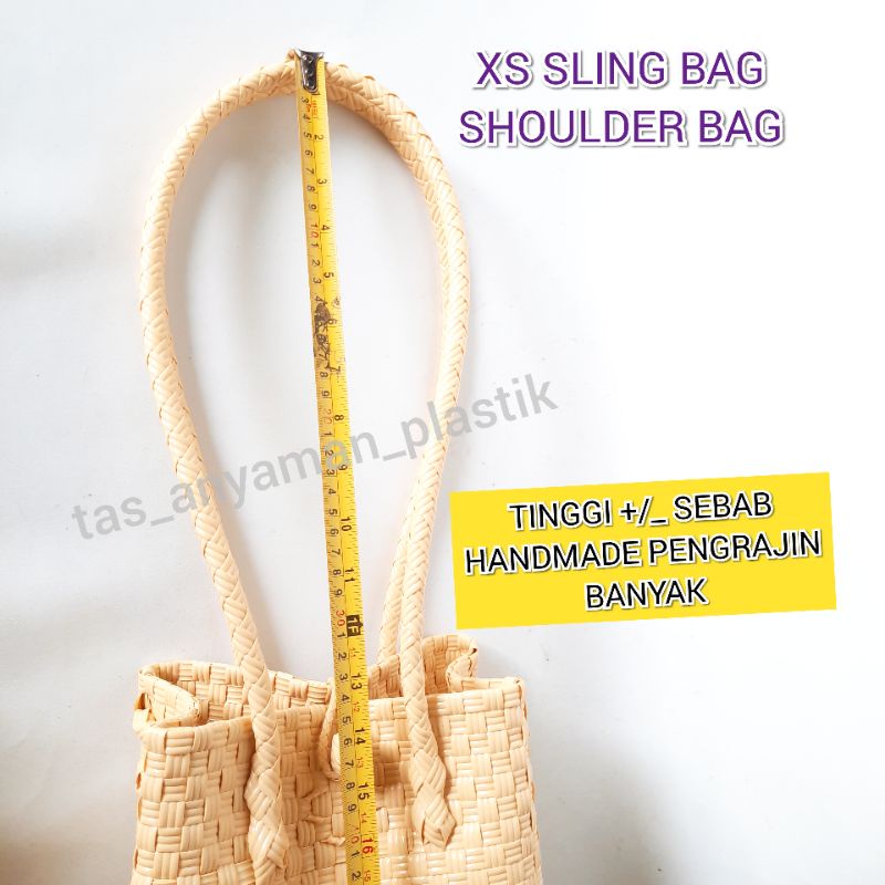 Tas Selempang Bucket Serut Bahan Anyaman Jali Premiun Tas Slingbag Fashion Wanita READY