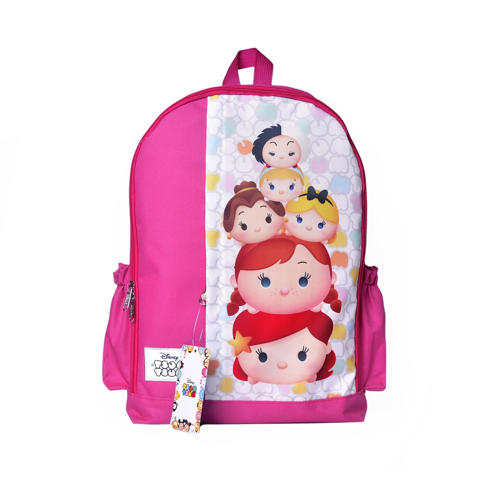 Tas Ransel Anak Karakter Original Disney Tsum Tsum 16" Backpack Stu Series Princess