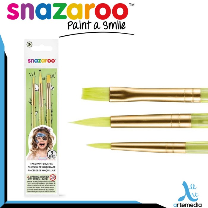 

SNAZAROO BRUSH STARTER SET 3