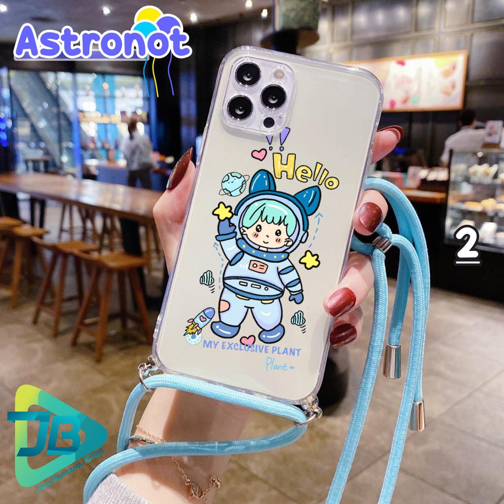 SOFTCASE SLINGCASE LANYARD BENING ASTRONOT OPPO VIVO XIAOMI SAMSUNG REALME IPHONE ALL TYPE JB4722