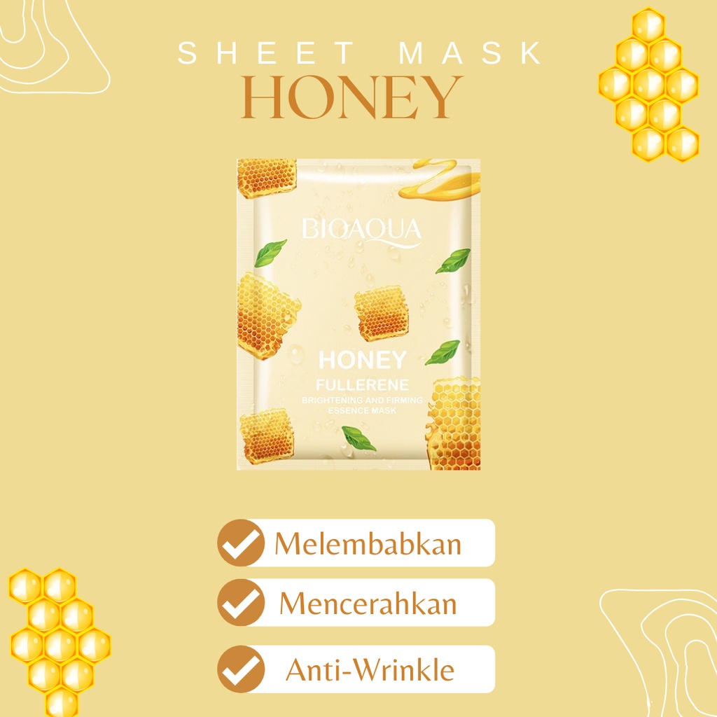 Masker Wajah Bioaqua Sheet Mask BPOM Masker Topeng Bioaqua Face Mask