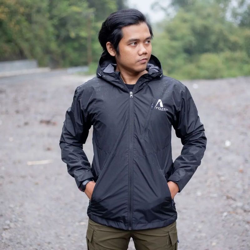 Jaket Gunung Waterproof Pelvoux Sakha / Jaket Gunung Pria Wanita Waterproof Pelvoux