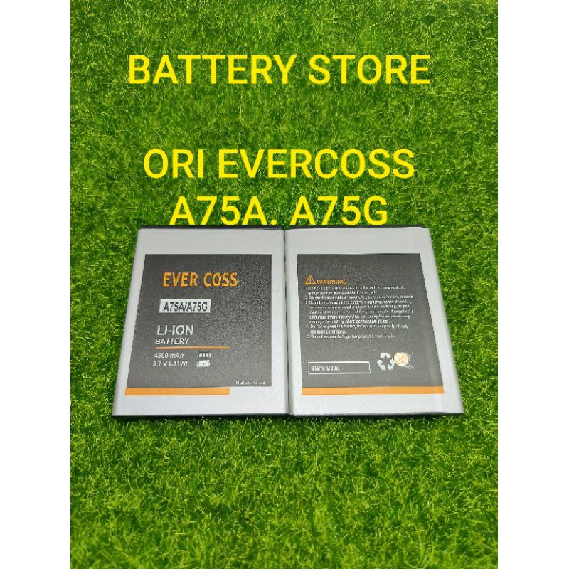 Baterai Battery Batre EVERCOSS A75A atau Baterai EVERCOSS A75G DOUBLE POWER