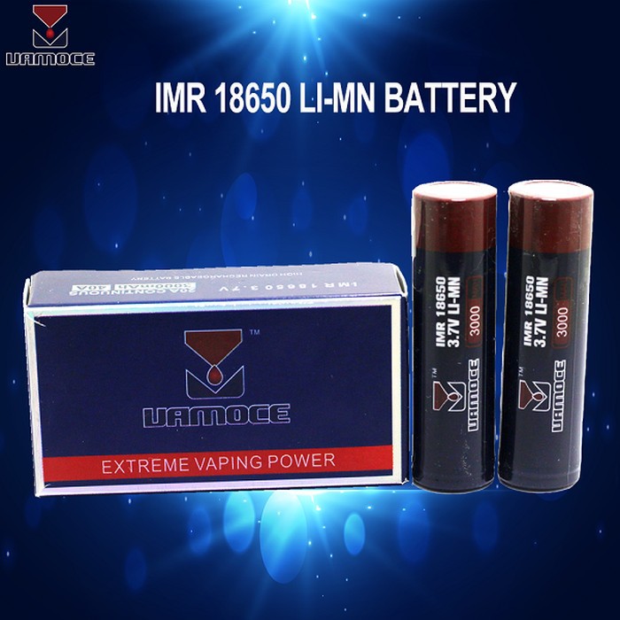 BATERAI 18650 VAMOCE IMR ORIGINAL ISI 1