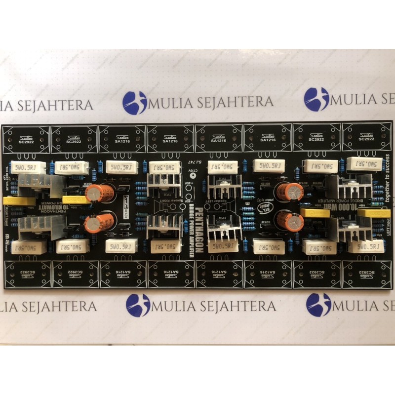 Driver 10.000W STEREO BTL TR SANKEN 8 SET (16 BIJI) “PENTAGON” HARGA MURAH