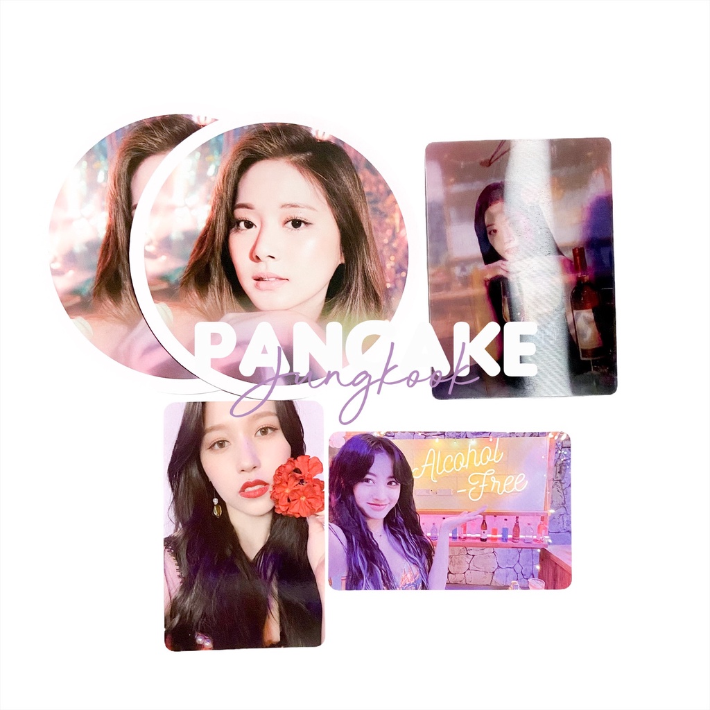 [ READY‼️] twice taste of love photocard coaster lenticular [ mina dahyun tzuyu ]