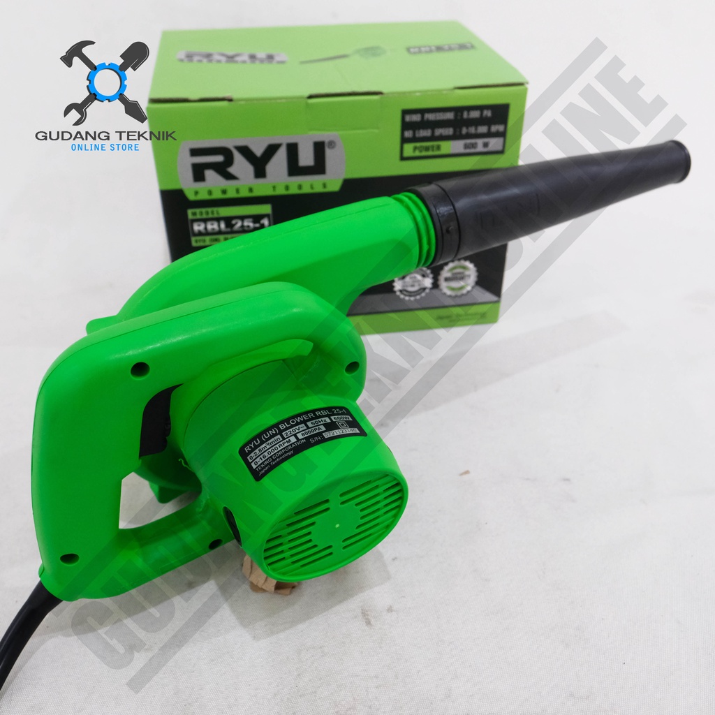 Mesin Hand Blower Ryu RBL25-1 / Mesin Blower Tangan Blower Angin  Ryu RBL 25-1 Electric Blower