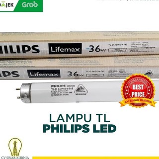 INSTANT ONLY Lampu NEON TL-D Philips Lifemax 18Watt & 36Watt  18W, 18 Watt, 18 W & 36W, 36 Watt, 36 W