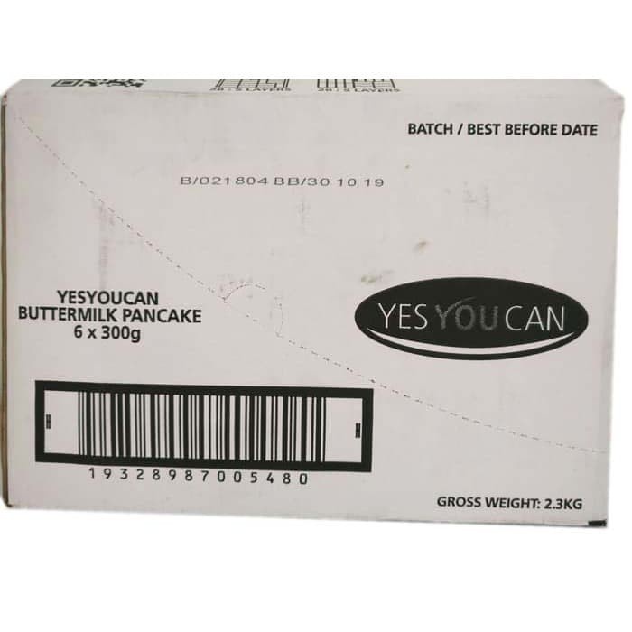 

cs777vv Yes You Can Buttermilk Premix Pancake 300 Gr Gluten Free Yeast Free Da01D100