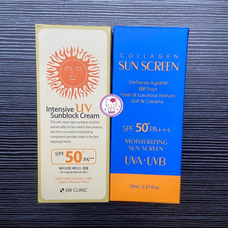 3W CLINIC INTENSIVE UV SUNBLOCK CREAM SPF 50 PA+++ 70ml