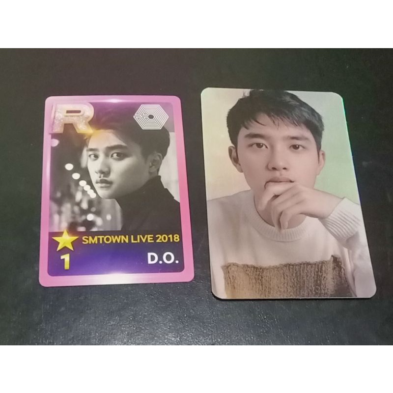 READY STOCK PHOTOCARD EXO HOLO FLO VERSI 2 DAN RCARD SMTOWN LIVE 2018 MEMBER D.O. KYUNGSOO