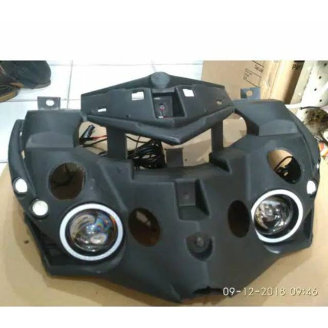 Mx king variasi lampu depan inner dada mx king