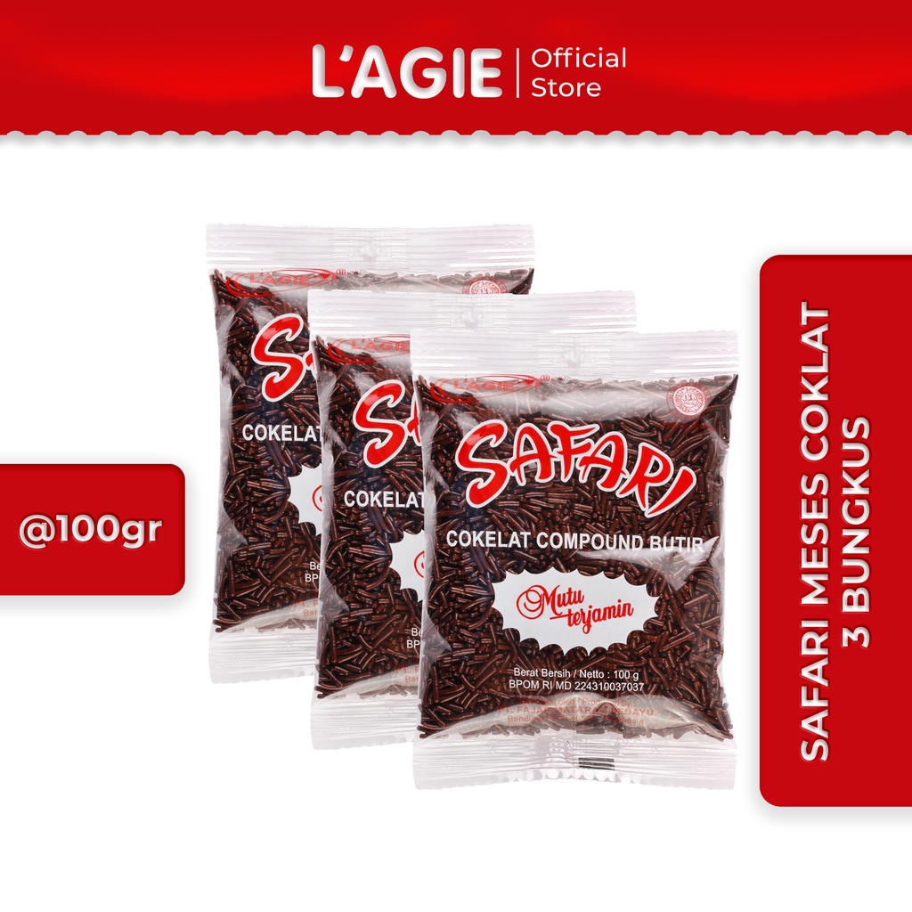 

Lagie Meses Coklat Safari 3 Bungkus @100gr