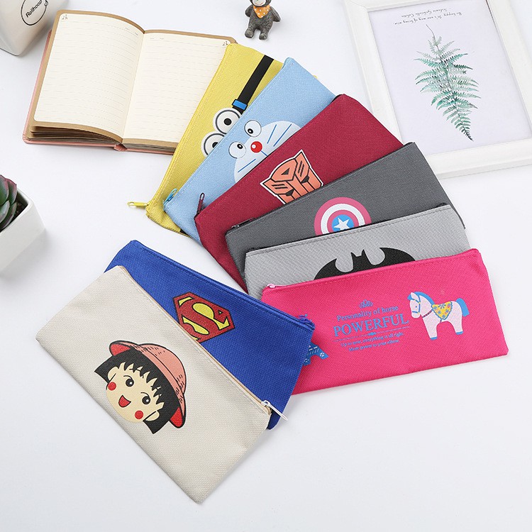 TEMPAT PENSIL MOTIF / KOTAK PENSIL / TEMPAT ALAT TULIS MURAH-3