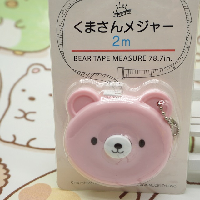 Meteran Beruang Daiso Bear Measuring Tape 2m