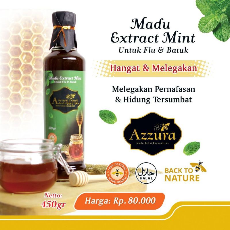 

Madu Azzura Extract Mint/ Madu Kesehatan