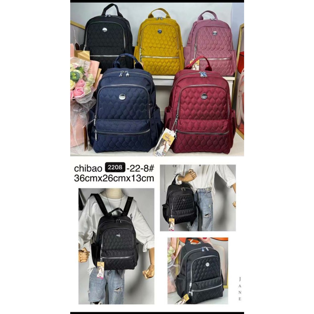 Tas Ransel Chibao 2208-22 Terbaru BEST SELLER.!!! Tas Ransel Wanita Tas Chibao Ori Tas Chibao Ransel Import Murah.!!!