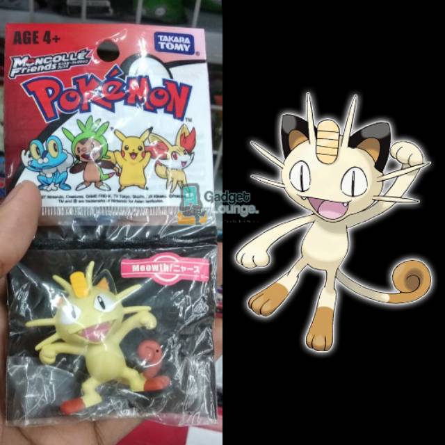 Original Takara Tomy Pokemon Moncolle Friends : Meowth