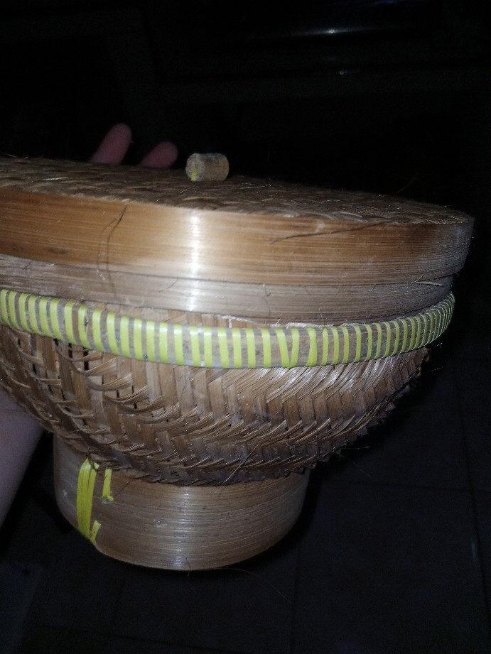 Wakul Nasi Bambu Bakul Nasi Anyaman Bambu Tempat Nasi Tradisional