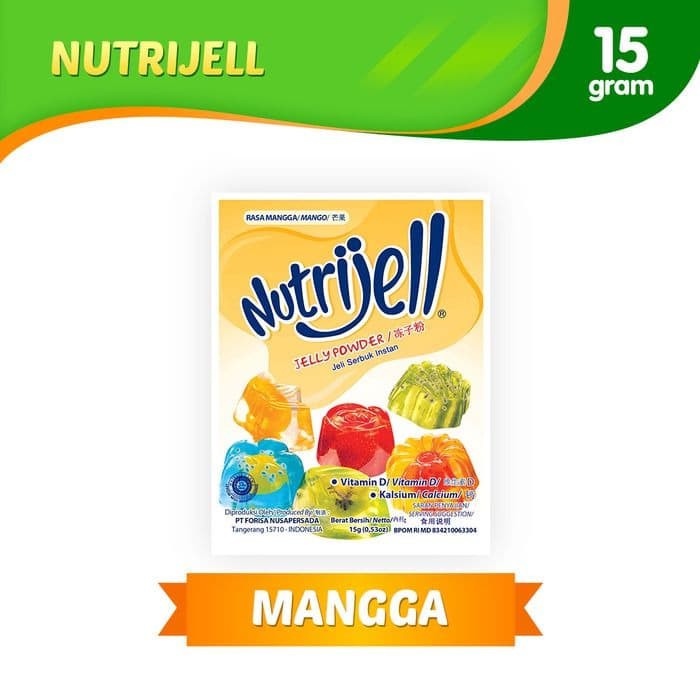 

Nutrijell Mangga 15 gr 12 pcs