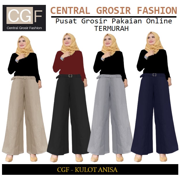 Kulot Anisa - Central Grosir Fashion (CGF) - Ukuran XL-XXL - Queen Zara Import