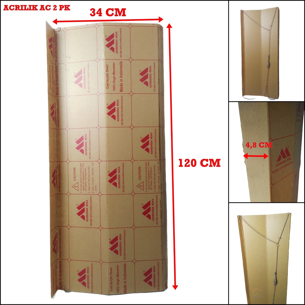 ACRYLIC REFLECTOR ANGIN AC 1PK &amp; 2PK | AKRILIK AC | TALANG AC 80CM / 120 CM | ACRILIK AC