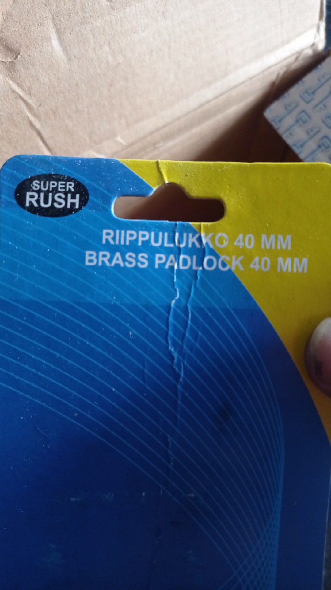 Gembok Putih Pendek 40mm 3 Key