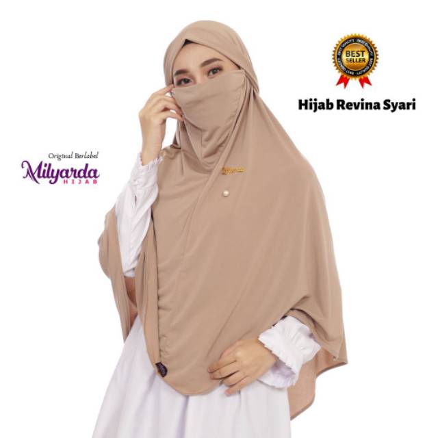 Hijab niqob revina syari