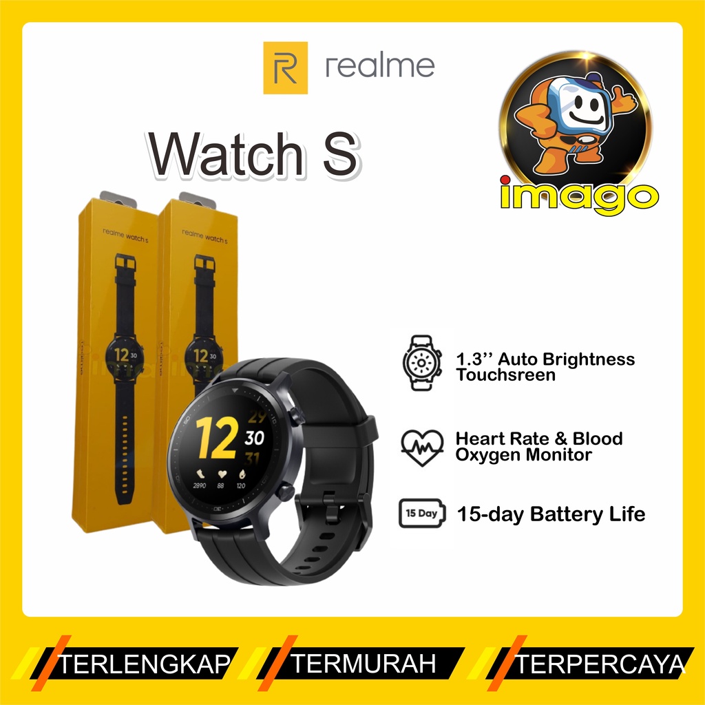 REALME WATCH S SAMARTWATCH / JAM TANGAN PINTAR / JAM TANGAN