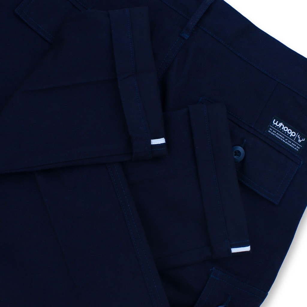 Whoopculture &quot;Goral&quot; Navy Long Pants Cargo