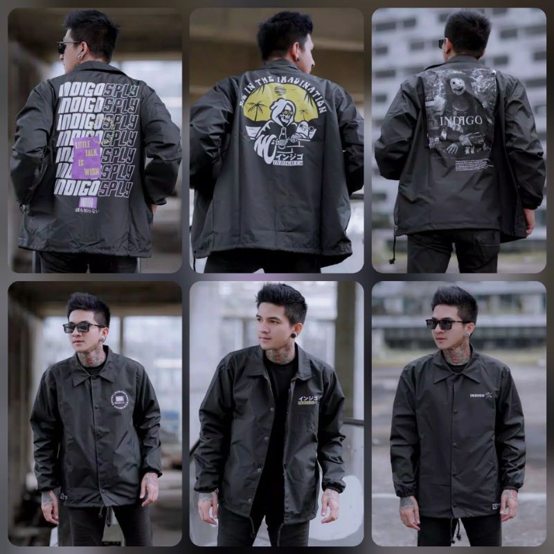 JAKET COACH-INDIGO JAKET WINDBREAKER COACH-ORIGINAL INDIGO - ZADE SUPPLY