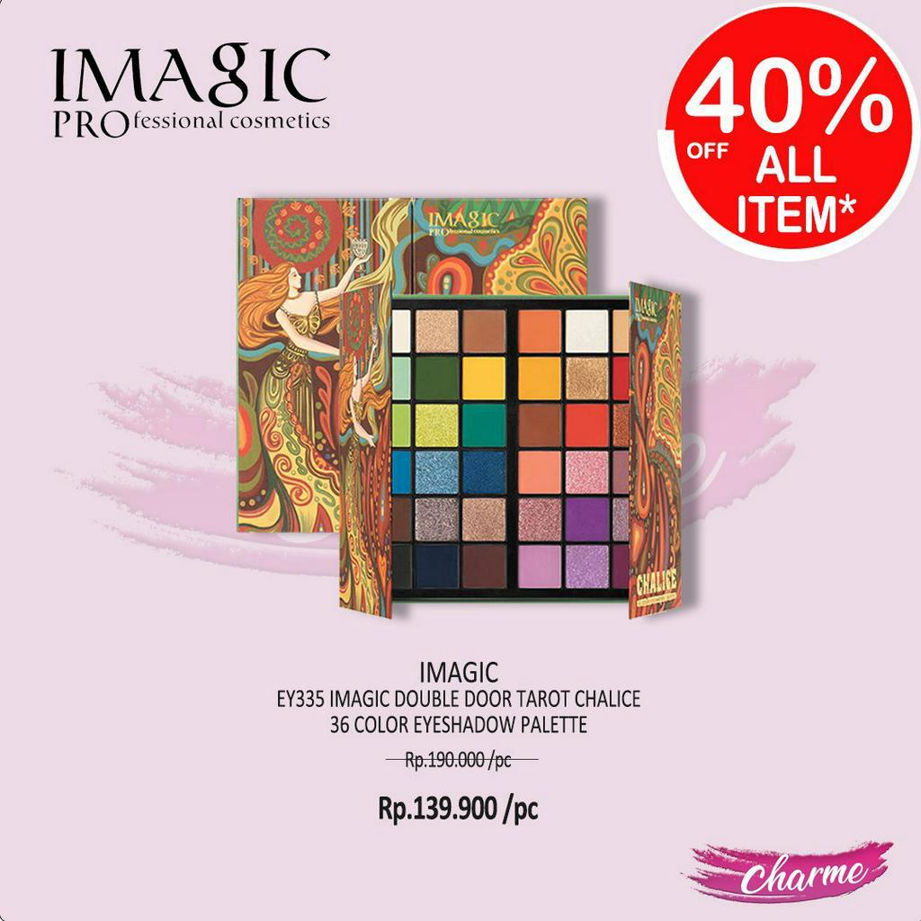 (READY &amp; ORI) IMAGIC Double Door Tarot Chalice 36 Colour Eyeshadow Palette EY335 EY 335