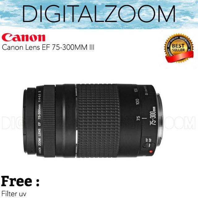 Lensa Canon Ef 75 300 F 4 5 6 Iii Shopee Indonesia