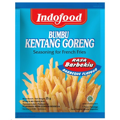 

Bumbu Kentang Goreng Barbeque 25gr