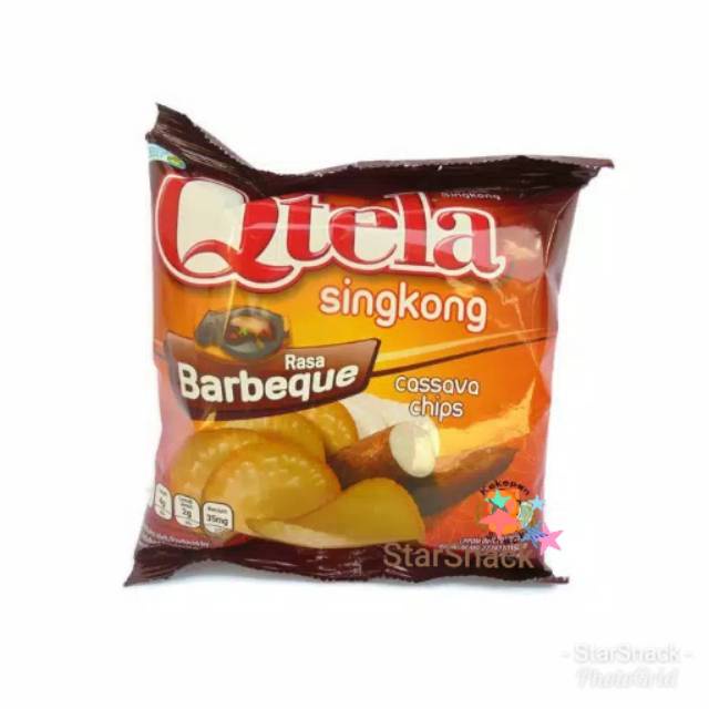 

Qtela Keripik Singkong Rasa Barbeque 30gr isi 10 pcs/pak