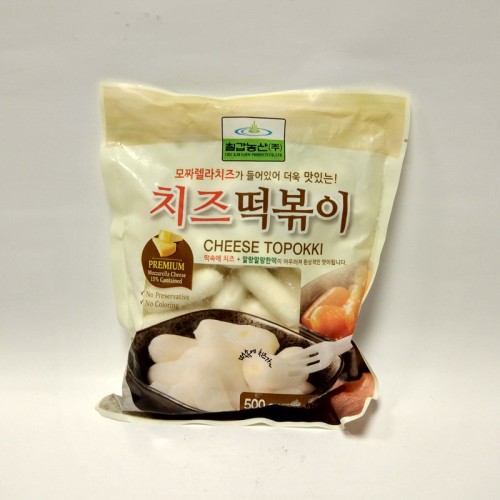 

Chil Kab Cheese Teokpokki 500gr - Mozzarella Cheese Rice Cake - Made In Korea