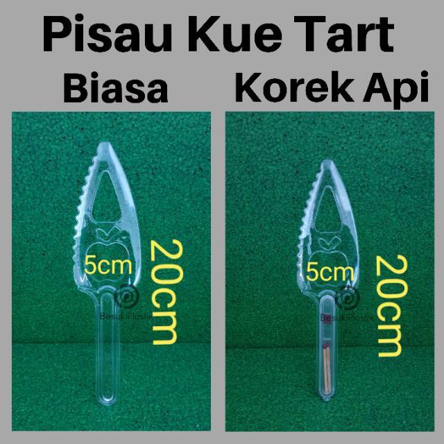 

Pisau Kue Tart Plastik Korek Api / Pisau Plastik Bening pisau tart pemotong tart plastik