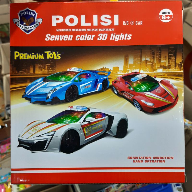 MAINAN ANAK MOBIL REMOT ATAU RC POLICE CARS DENGAN REMOT MODEL STIR