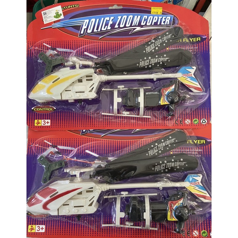 mainan helikopter helicopter police zoom copter besar