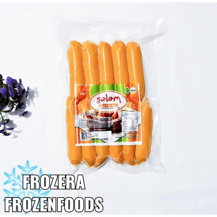 

❄LANGSUNG KIRIM❄ Salam Sosis Mini Bakar 500 gr Isi 11 + 1 Biji / Frozenfoods Murah